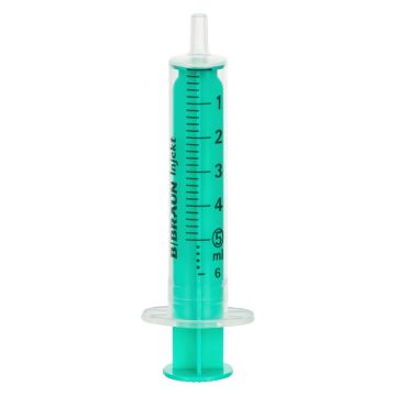 Einmal-Spritze 5 ml, INJEKT 2-teilig, Luer-Anschluss 