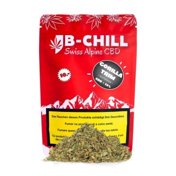 B-Chill CBD, Gorilla Trim, 10g 