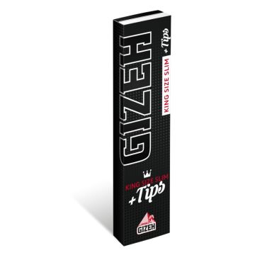 Gizeh Black King Size Slim + Tips