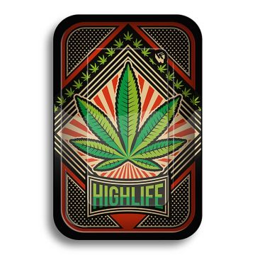Rolling Tray, High Leaf, 27.5 x 17.5cm 