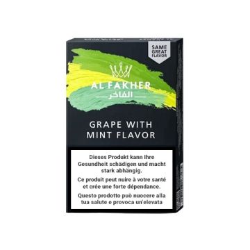 Al Fakher Shisha Tabak - Grape Mint 50g