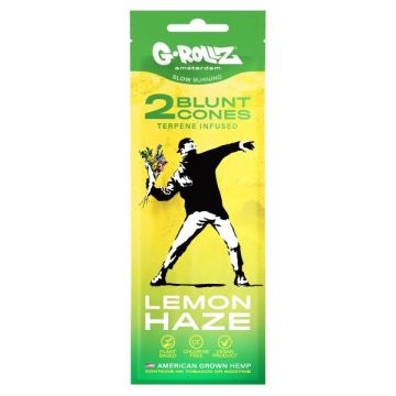 G-Rollz BANKSY CBD Blunts, Lemon Haze, 2 Stk.