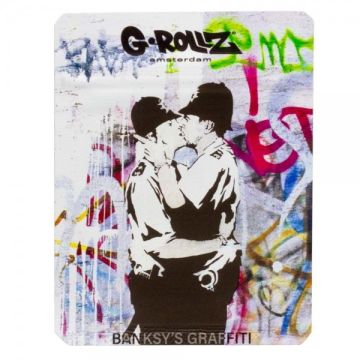 1x G-Rollz Alugrip, BANKSY Cop on Cop, 65 x 85mm
