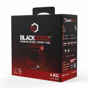 Black Cocos Premium Naturkohle 26mm - 4kg Kohle