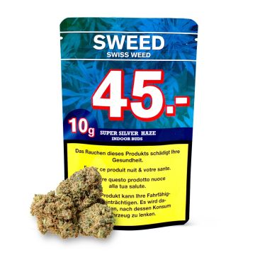SWEED Super Silver Haze CBD Hanf Blüten 10g