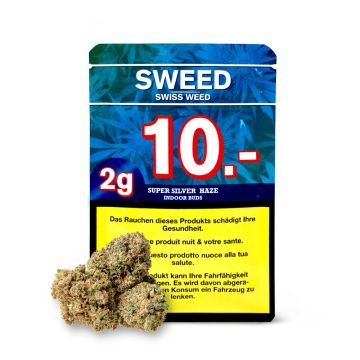 SWEED Super Silver Haze CBD Hanf Blüten 2g