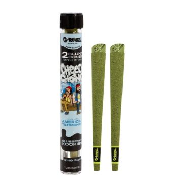 G-Rollz Prerolled Cones Terpenten Infusion,  Blueberry Kookies, 2 Stk