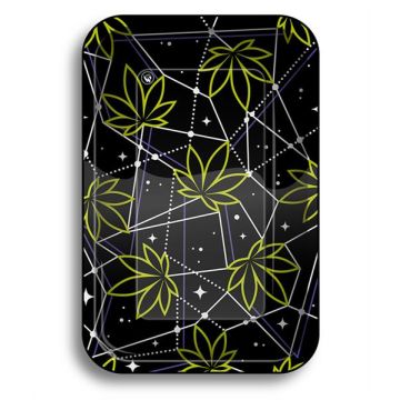 Rolling Tray, Weed in Space, 27.5 x 17.5cm 