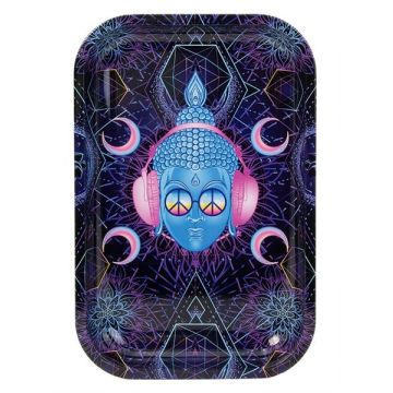 Rolling Tray, DJ Buddha, 28.5 x 18.5cm 