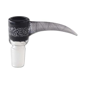Black Leaf Glaskopf, schwarz, 18.8er 