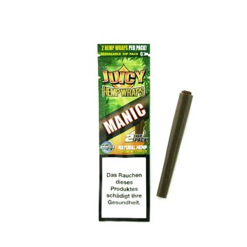 2 x Juicy Hemp Wraps Manic - Mango