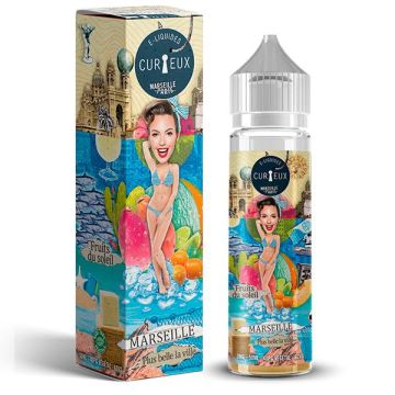 E-Liquid Hexagone- Plus Belle La Ville 50ml, CURIEUX  ''Shortfill''