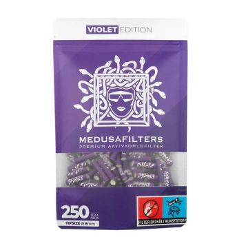 Medusa Violet - Aktivkohlefilter - 250Stk.