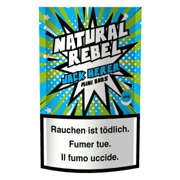 Natural Rebel CBD Mini Buds, Jack Herer, 30g