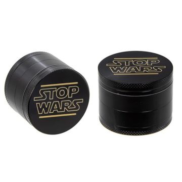 Aluminium Grinder STOP WARS, 50mm, 4tlg. 