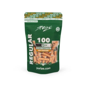 Purize Regular Aktivkohlefilter, Spy - 100Stk. 