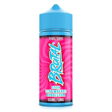 Just Juice BRUTAL - SOUR STRAWBERRY BUBBLEGUM - 100ml - Shortfill