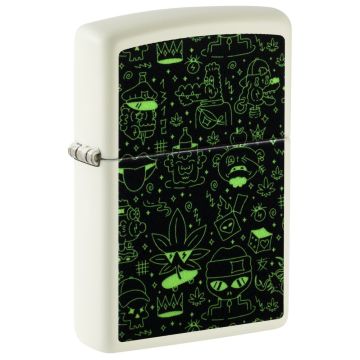 Zippo Feuerzeug Doodle Cannabis