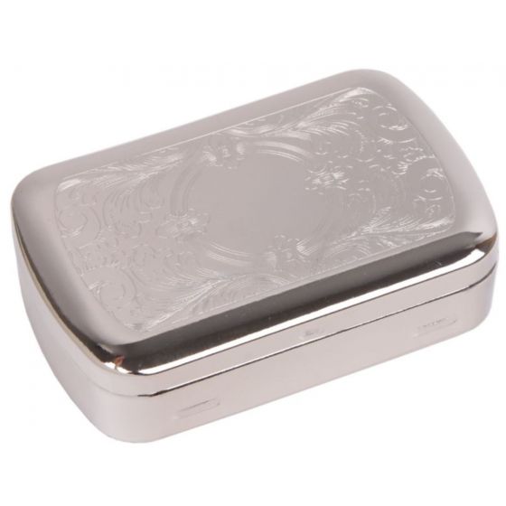 1 OZ Silberfarbene Tabakdose Mit Gummidichtung – Hochwertige Aufbewahrung Für 25g