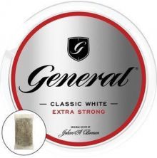 General Classic White Extra Strong Lutschtabak - Bag 18g