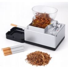 Zigarettenstopfmaschine mit Einfülltrichter, silber 