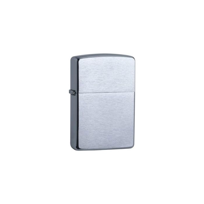 Zippo Feuerzeug uni chrom gebürstet
