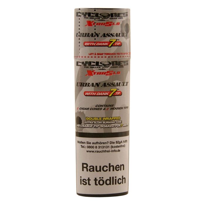 Cyclones XTRA Urban Assault Blunts mit Holzfilter (2-er)