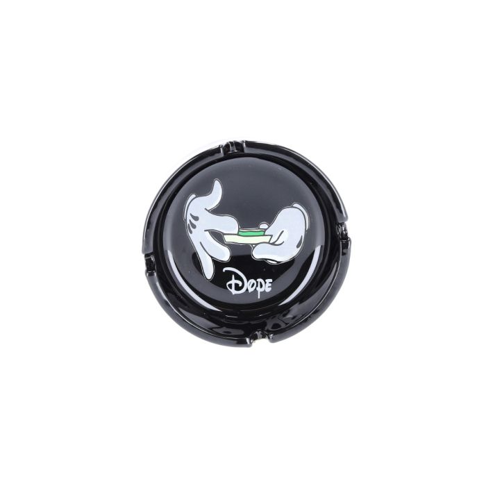 Glas Aschenbecher, Mickey's Dope, 10.5cm 