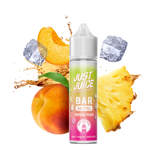 Just Juice BAR RANGE - Tropical Peach - 40ml - Shortfill