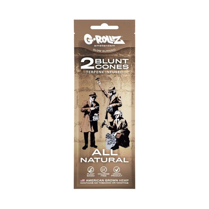 G-Rollz BANKSY CBD Blunts, All Natural, 2 Stk. 