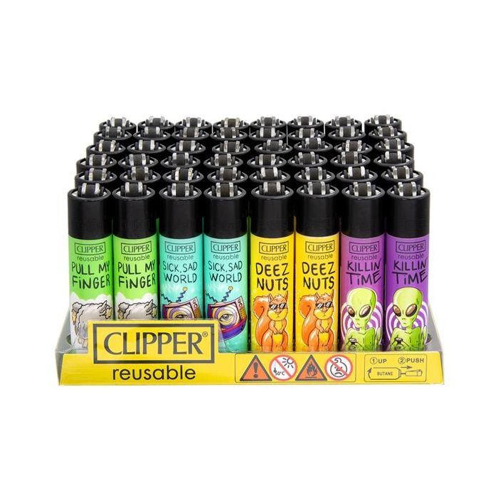 1 x Clipper Slogan #4 Black Cap, assortiert