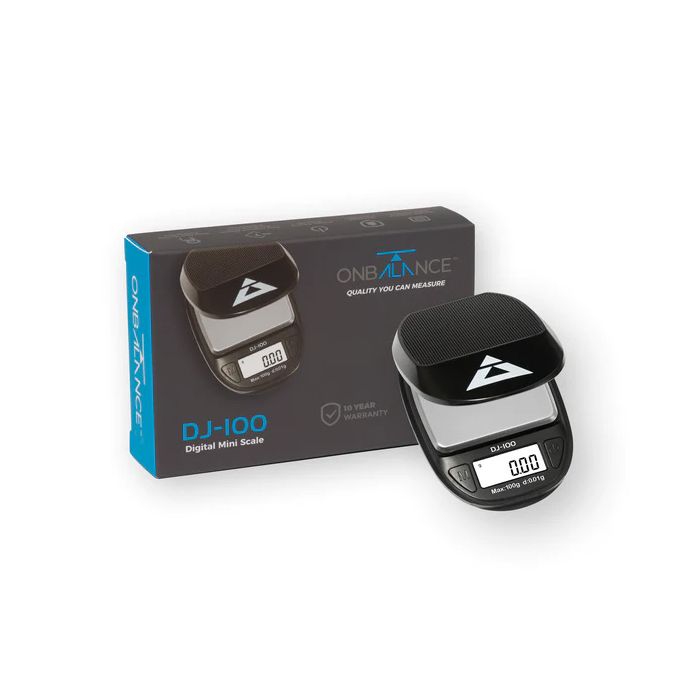 On Balance DJ-100 Waage, schwarz - 100g x 0.01g