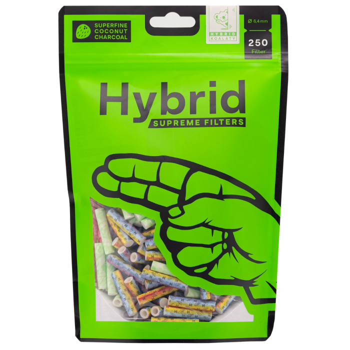 250er Bag Hybrid Supreme AktivkohlefilterBunt - 6.4mm 