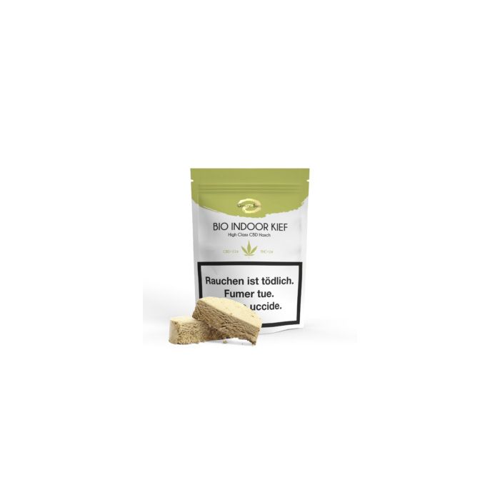 Genuine Swiss CBD Hash, Bio Indoor Kief, 6g