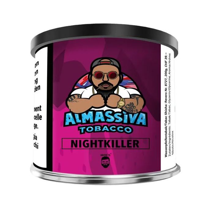 Al Massiva Shisha Tabak - Night Killer 200g