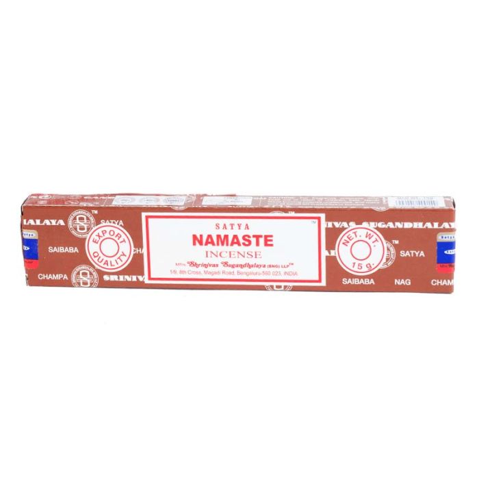 Räucherstäbchen Nag Champa Namaste 15 gr.
