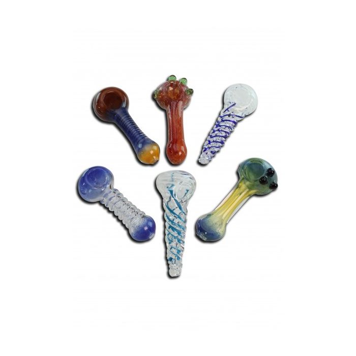 Handpfeife Glas, assortiert