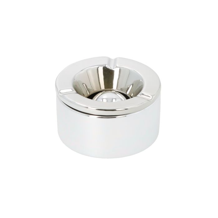 Windaschenbecher Keramik - chrom silber