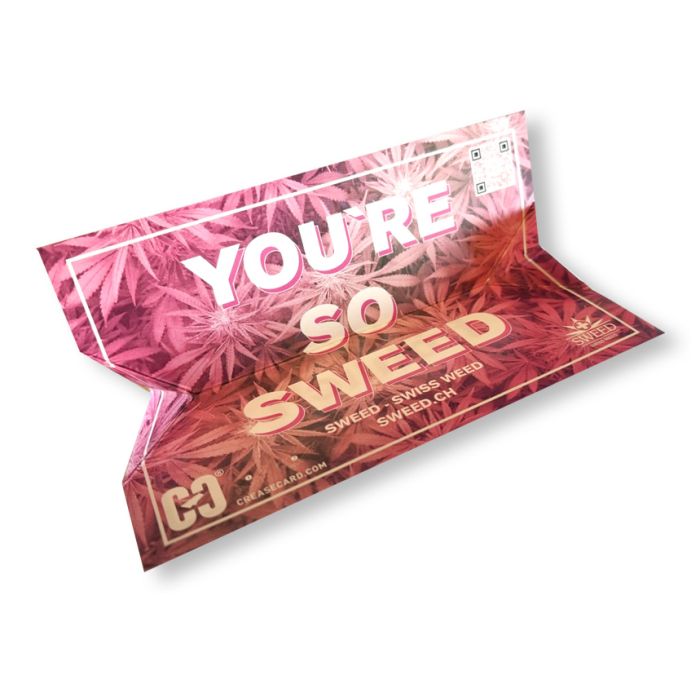 Faltbares Karton Rolling Tray, Sweed 