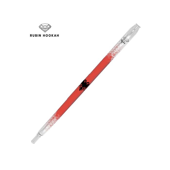 Rubin Hookah Glasmundstück - Albanien