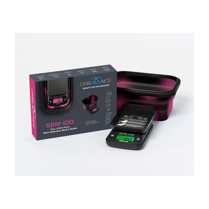 On Balance SBM-100-PK Silikon Waage - 100g x 0.01g
