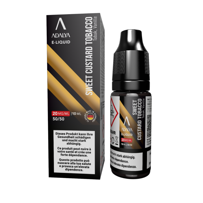 ADALYA Liquids 20mg, Sweet Custard Tobacco