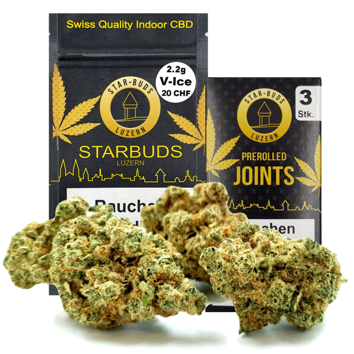 STAR-BUDS Indoor CBD Blüten, V-ICE 6g 