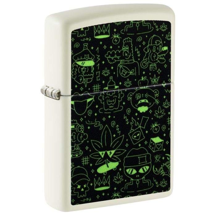 Zippo Feuerzeug Doodle Cannabis